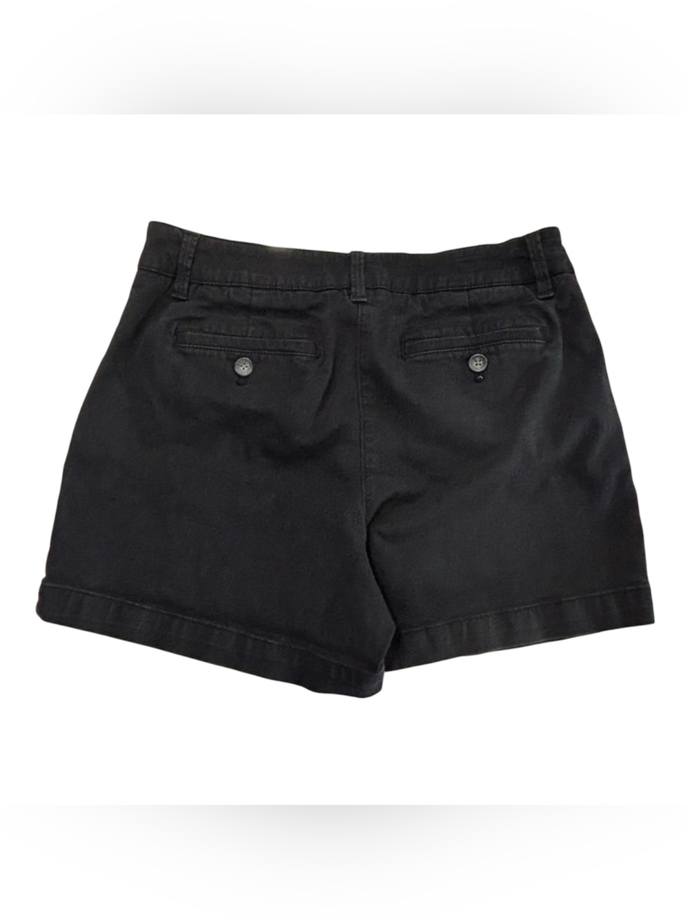 Tommy Bahama Black Soft Twill Cotton Lyocell Women's Casual Chino Shorts Size 4 - Picture 2 of 16